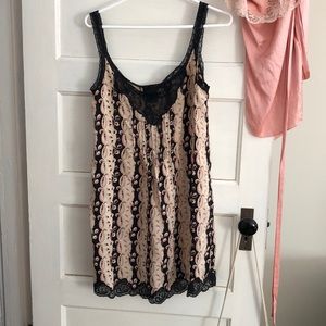 Silk Anna Sui Chemise Paisley and Floral Dream